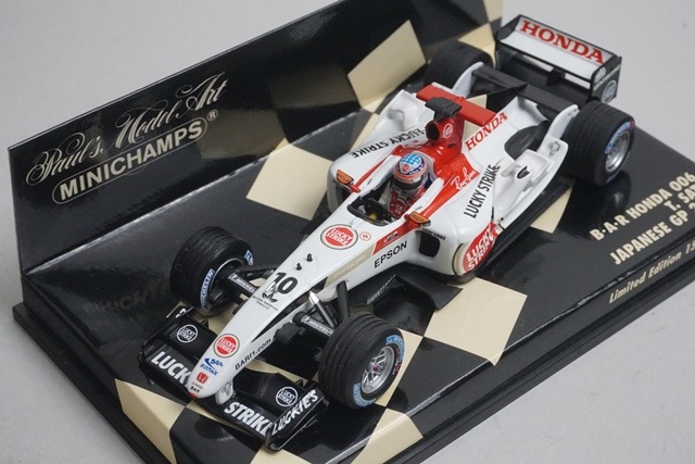 1/43 ミニチャンプス 400040110 BAR ホンダ 006 日本GP 2004 #10 佐藤