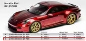 ͽ IM1830MR-C IVY Tailor 1/18 ݥ륷 PORSCHE 911 S/T 992 Metallic Red Brown Interior Golden Wheel Golden Stripes 20pcs