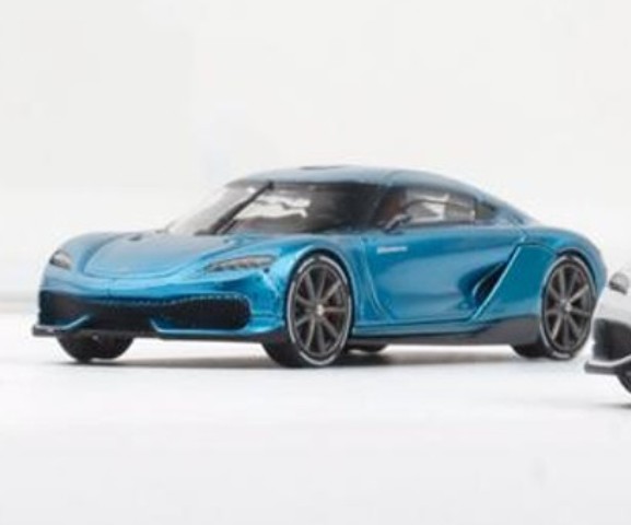 新品 FrontiArt ケーニグセグ jesko グリーンカーボン ミニカー 新品 FrontiArt ケーニグセグ jesko グリーンカーボン ミニカー