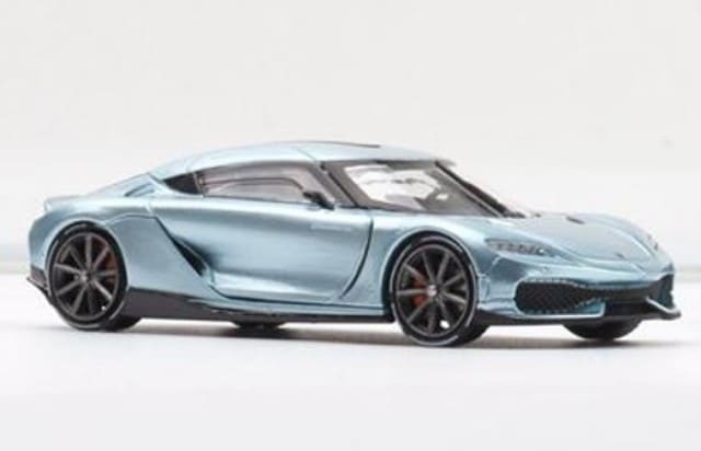 新品 BSC 1/64 ケーニグセグ ジェメラ Koenigsegg gemera Ice Blue