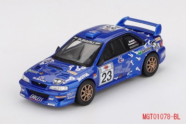 予約 MGT01078-BL TSM MINI-GT 1/64 スバル インプレッサ WRC99
