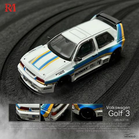 予約 Rhino Model RM 1/64 ゴルフ Volkswagen Golf Mk3 コンセプト