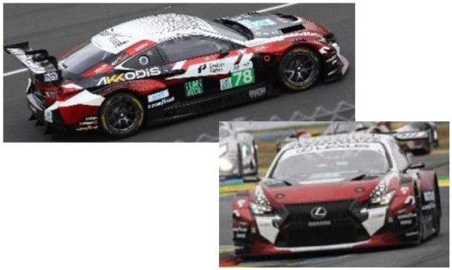 新品 S9300 スパーク 1/43 レクサス Lexus RC F LMGT3 #78 AKKODIS ASP