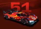 ͽ�� BBR1228B BBR 1/12 �ե��顼�� Ferrari 499P car #51 - �롦�ޥ� 24h Le Mans 2025 drivers Pier Guidi - Giovinazzi - Calado 