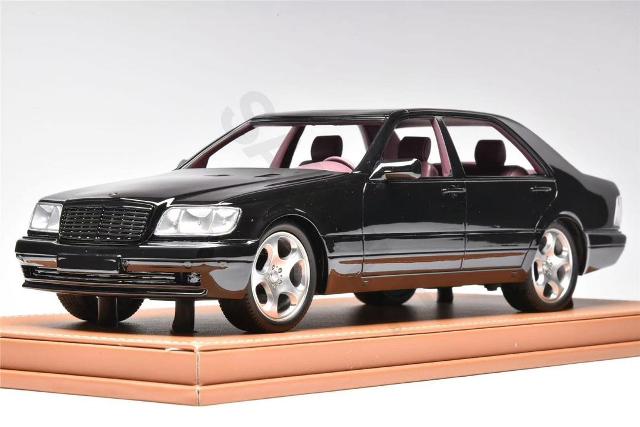 予約 Vehicle Art 1/18 ブラバス Barbus W140 Black+Black