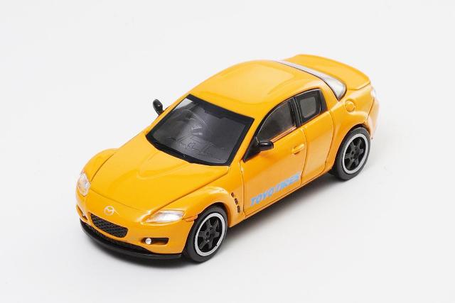 新品 LL-004-14 DCT 1/64 マツダ Mazda RX8 Yellow (RHD), Boost Gear