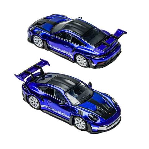 新品 TM644643 Time Micro TM 1/64 992 GT3 RS Blue, Boost Gear