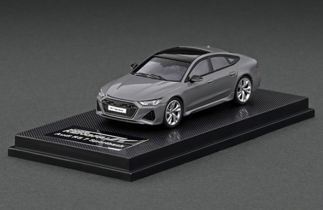 取寄せ KF034-3 KENGFai 1/64 アウディ Audi 2021 RS7 C8 Grey , Boost