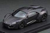  KF000305 KENGFai 1/43  Lykan Hypersport Royal Matt Black 
