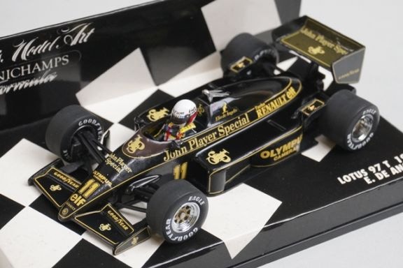 1/43 ミニチャンプス 430850011 ロータス 97T 1985 #11 E.D.アンジェリ