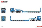 ͽ�� 01-5044 WSI 1/50 �ܥ�� FH4 ���꡼�ѡ������ 6x4 MCO-PX��6���ȥ졼�顼��  Kanson VOLVO FH4 SLEEPER CAB 6X4 MCO-PX - 6 AXLE