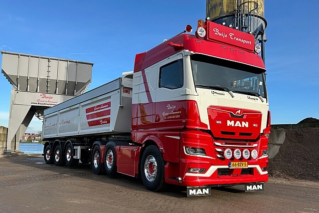 予約 01-4941 WSI 1/50 MAN TGX GM 6x2 ツインステア ダンプトレーラー