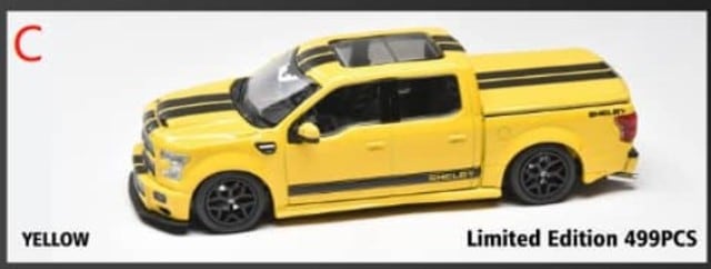 新品 Funny Model 1/64 F-150 Super Snake (C)Yellow, Boost Gear