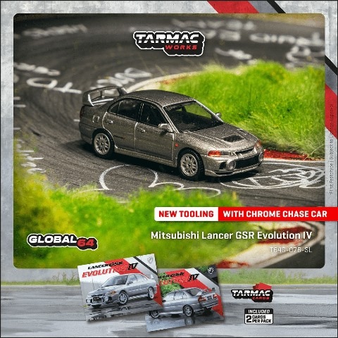 新品 T64G-076-SL Tarmac Works 1/64 三菱 Mitsubishi Lancer GSR