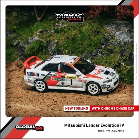 新品 T64G-076-97MCR01 Tarmac Works 1/64 三菱 Mitsubishi Lancer