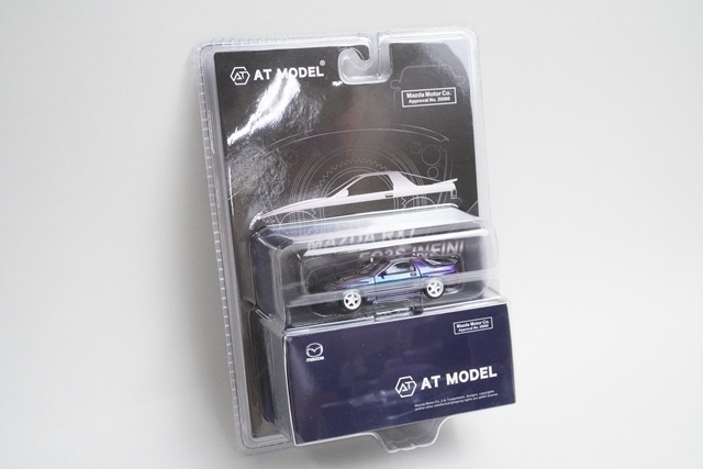 新品 AT64010 AT MODEL 1/64 マツダ Mazda RX7 FC3S Infini カメレオン