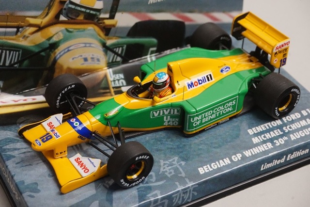 1/43 ミニチャンプス 447920019 ベネトン フォード B192 ベルギーGP