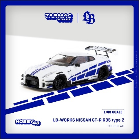 LB★WORKS Nissan GT-R ミニカー 2色セット 1/18スケール ignition model「LB-WORKS Nissan GT-R R35 Type2