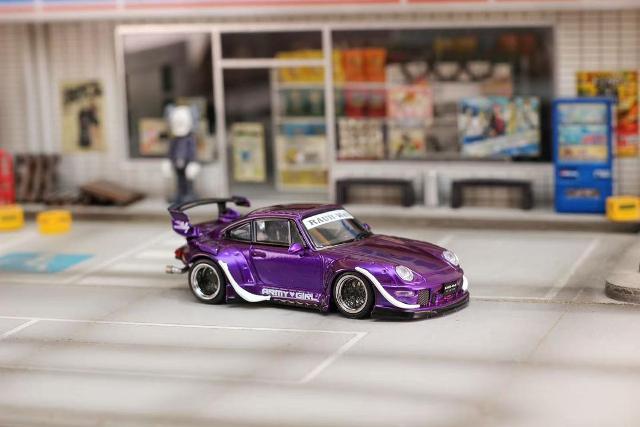 STREET WEAPON ポルシェ RWB 993 1/64 ミニカー SuperNine RWB
