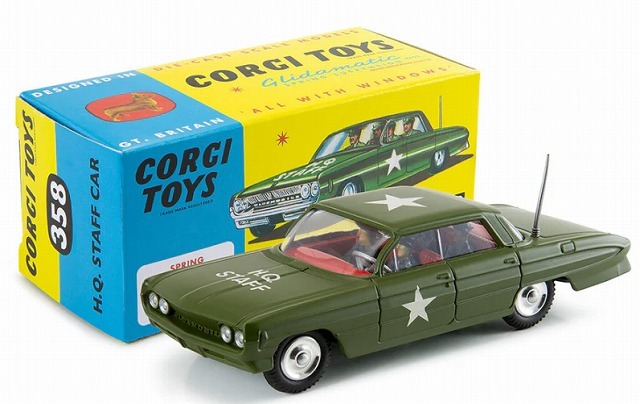 新品 CG54321030 コーギー 1/49 #358 オールズモビル 88 HQ Staff Car
