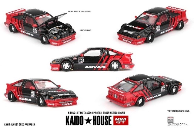 予約 KHMG214 TSM MINI-GT 1/64 トヨタ Toyota AE86
