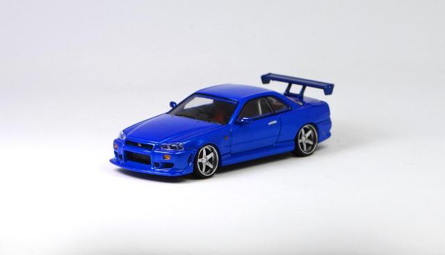 予約 KOD 1/64 日産 スカイライン Skyline GT-R R34 Bayside