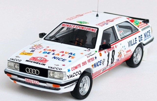 新品 dsn320 トロフュー 1/43 アウディ クーペ クワトロ 1987年 ラリー