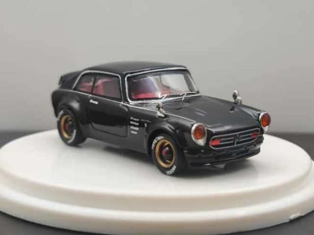 新品 JiangYi 1/64 ホンダ S800 Coupe Black Color, Boost Gear