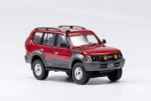 ò KS-015-116 GCD 󥳡ץץ 1/64 ȥ西 ɥ롼ץ 90 Toyota Land Crusier Prado 90 Burgundy RHD 