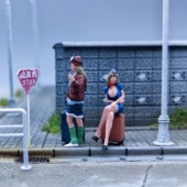 �����ò� WT2023042806 WT Minifactory 1/64  �����ĥ����� ������ �� �ե����奢 Suitcase girl duo 2�Υ��å� 