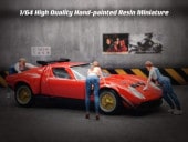 �����ò� LK2023051108 lucky Studio 1/64  Car wash woman �������� 3�� ��ǥ� �ե����奢 ����� �ӥ��� ���� ���ߥ˥����ϴޤߤޤ��� 