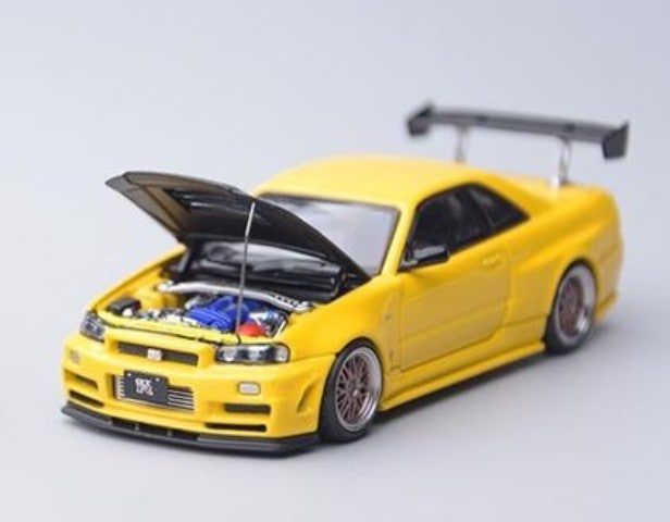 1/64 Focal Horizon スカイライン GT-R BNR34 未開封 Focal Horizon 1/64 NISSAN SKYLINE GT-R (R34) 👉 Unboxing