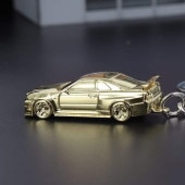 ò  SEEKER 1/87  Nissan GTR34 ۥ Chrome Gold 
