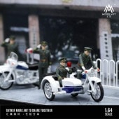ò MO222030 MoreArt 1/64  Police motorcycle A setإХ ݥꥹ ٻ Х إХ1 ٻ2 