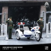 ò MO222031 MoreArt 1/64  Police motorcycle B setإХ ݥꥹ ٻ Х إХ1 ٻ2 
