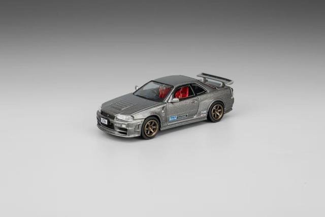 予約 LL-044-235 DM MODEL 1/64 日産 R34 Gun Gray(RHD), Boost