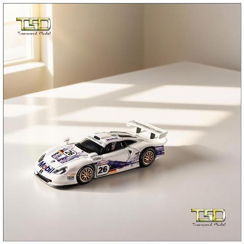 新品 Transcend model 1/64 ポルシェ Porsche 911 GT1 24h LeMans 1997