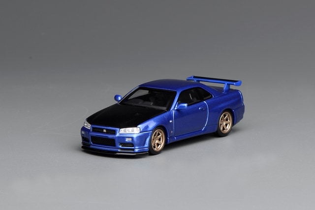 新品 M63450 モーターヘリックス 1/64 Nissan SKYLINE GT-R (R34) V