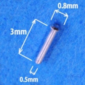 ���� P911 Model Factory Hiro   ����ߥ�٥å� [ �إåɷ�0.8mm/�ԥ��0.5mm/��100���� ] / Aluminum Rivets [Head 0.8mm/Pin0.5mm/approx.100pcs ] 