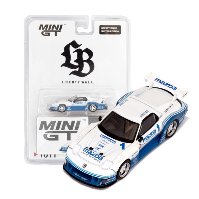 ミニカー CsLn SA288 新品 MC198-WHBL TSM MINI-GT 1/64 マツダ Mazda RX-7 LB-Super