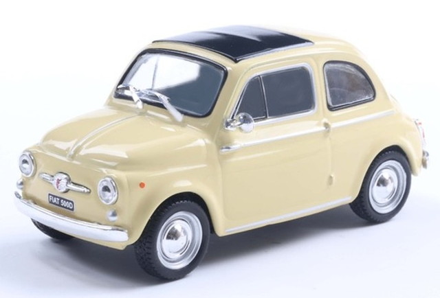 予約 F43-180 First43 1/43 フィアット 500D 1962 ライトイエロー