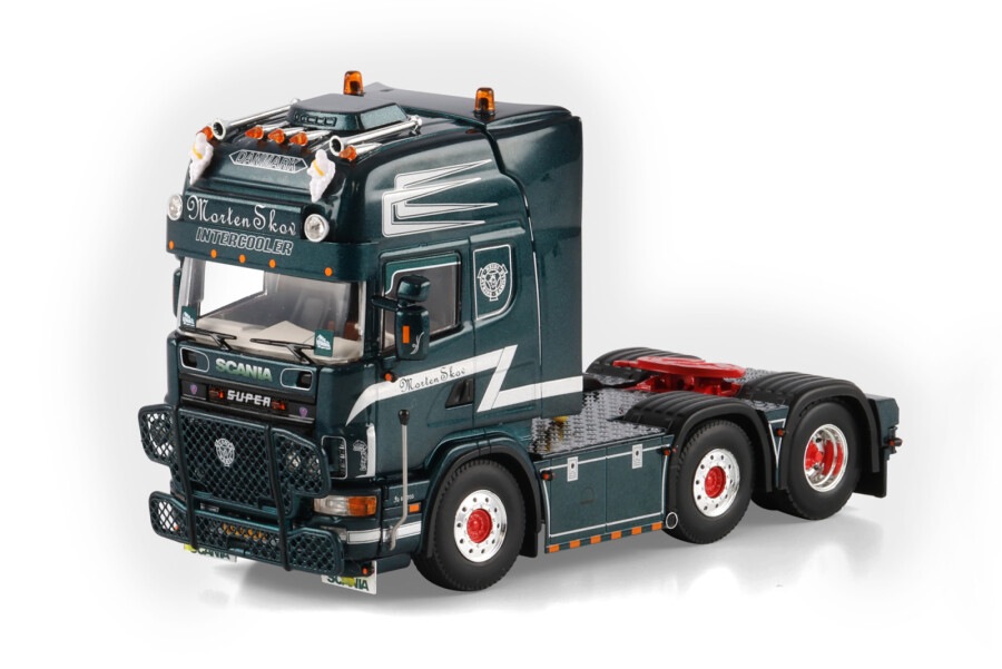 予約 01-4655 WSI 1/50 Morten Skov SCANIA 4 SERIES TOPLINE 6X2 TWIN