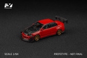ͽ�� FY64108 Finclassically 1/64 ��ɩ Mitsubishi Lancer Evolution 9 EVO �� �� Red / carbon Bonnet ver.