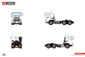 ͽ�� 01-5192 WSI 1/50   Isuzu ISUZU GIGA SHORT-CAB 6X4 White ������ ���� ���硼�ȥ���� 6x4 �ۥ磻��