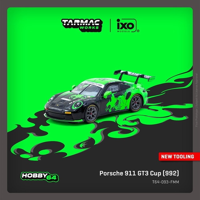 新品 T64-093-FMM Tarmac Works 1/64 ポルシェ Porsche 911 GT3 Cup