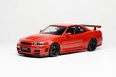  M83411 ⡼إå 1/18 Nissan SKYLINE GT-R (R34) CUSTOMIZED VERSION ACTIVE RED