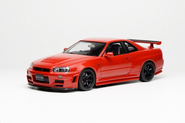 新品 M83411 モーターヘリックス 1/18 Nissan SKYLINE GT-R (R34