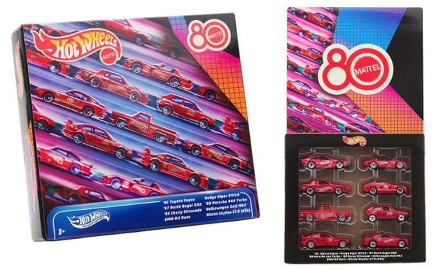 新品 JGK09-9866 ホットウィール マテル80周年 8パック マルチパック