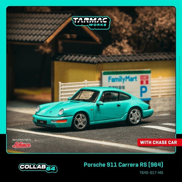 予約 T64S-017-MG Tarmac Works 1/43 ポルシェ Porsche 911 Carrera RS