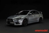 ͽ�� OM26M03 onemodel 1/18 ��ɩ Lancer Evolution X Final Edition Mercury Grey